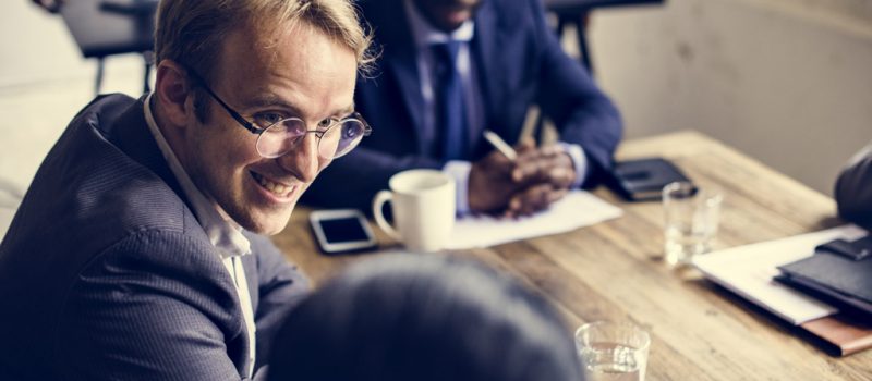 People in business meeting